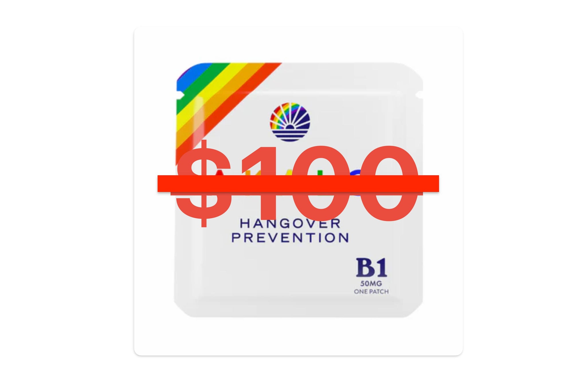 Vitamin B1 Hangover Patches | Be Proud Edition